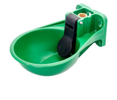 Plastic water bowl with lockable plastic tongue—2.6L