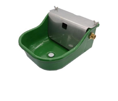 Cast iron water bowl with adjustable brass float valve---3L
